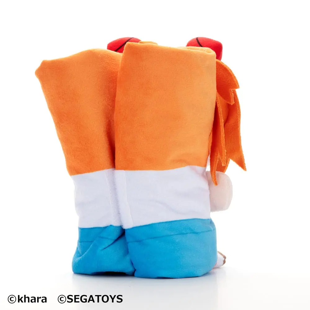 Neon Genesis Evangelion Roll-Up Asuka Langley Soryu plüss figura 23 cm termékfotó