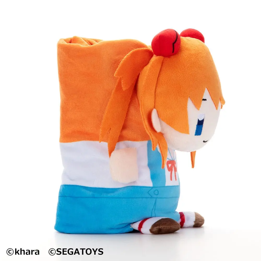 Neon Genesis Evangelion Roll-Up Asuka Langley Soryu plüss figura 23 cm termékfotó