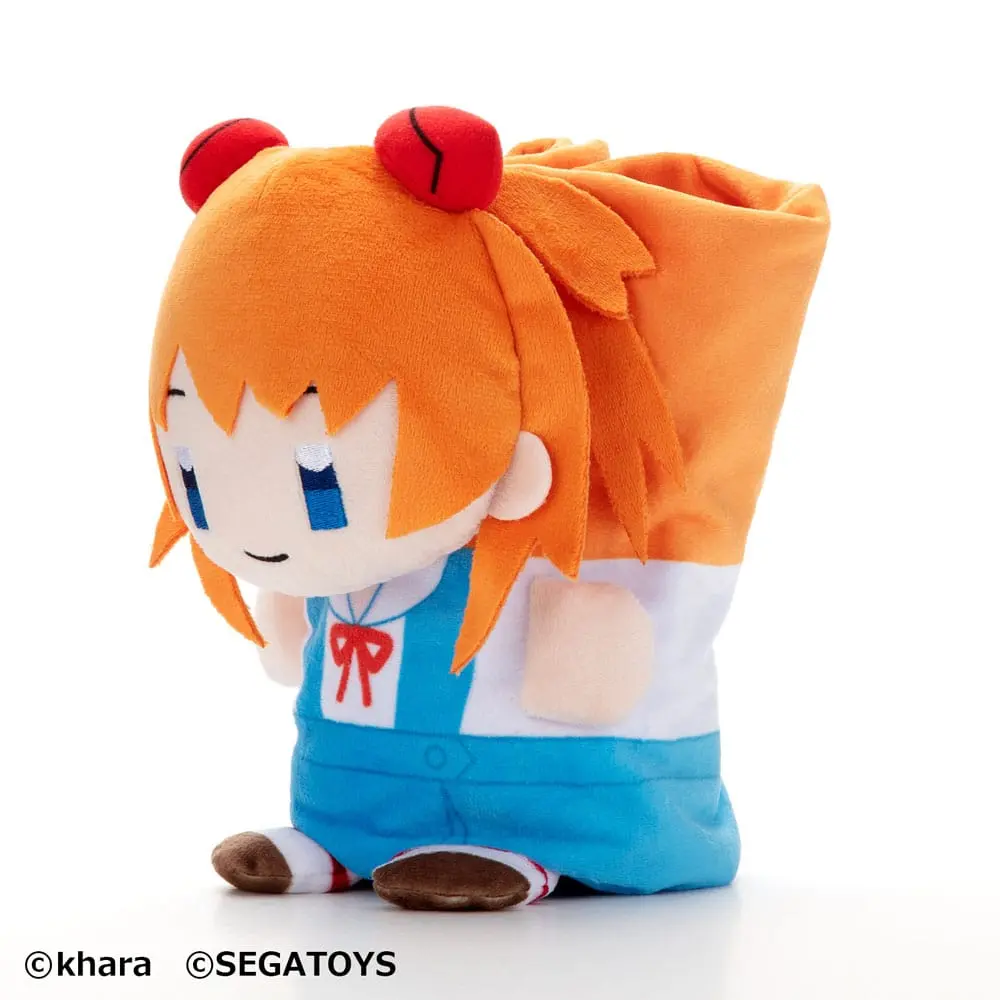 Neon Genesis Evangelion Roll-Up Asuka Langley Soryu plüss figura 23 cm termékfotó