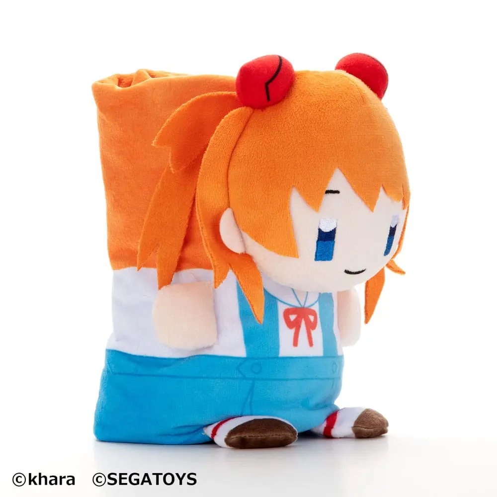 Neon Genesis Evangelion Roll-Up Asuka Langley Soryu plüss figura 23 cm termékfotó
