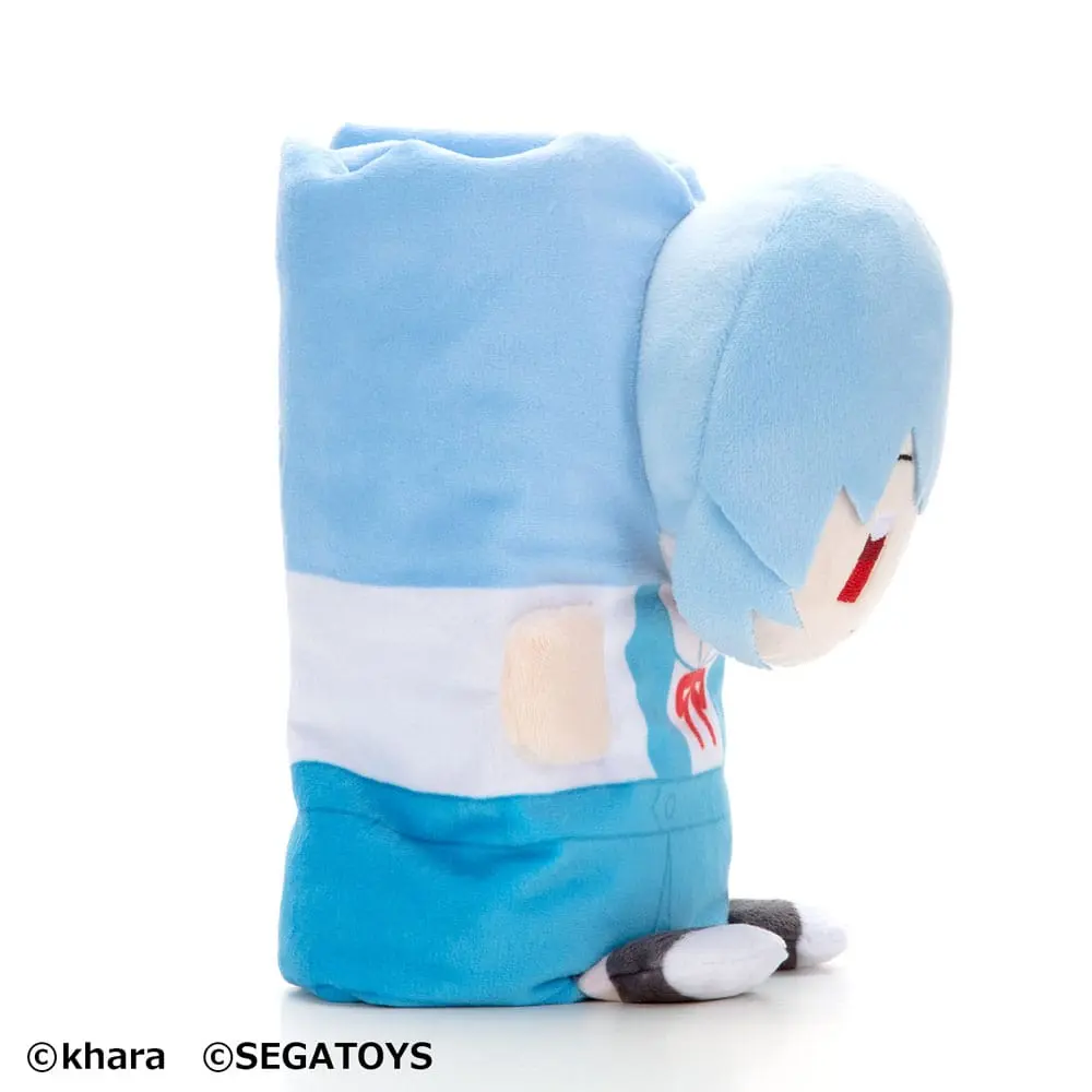 Neon Genesis Evangelion Roll-Up Rei Ayanami plüss figura 23 cm termékfotó