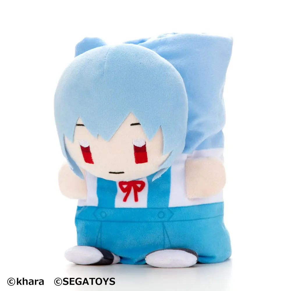 Neon Genesis Evangelion Roll-Up Rei Ayanami plüss figura 23 cm termékfotó