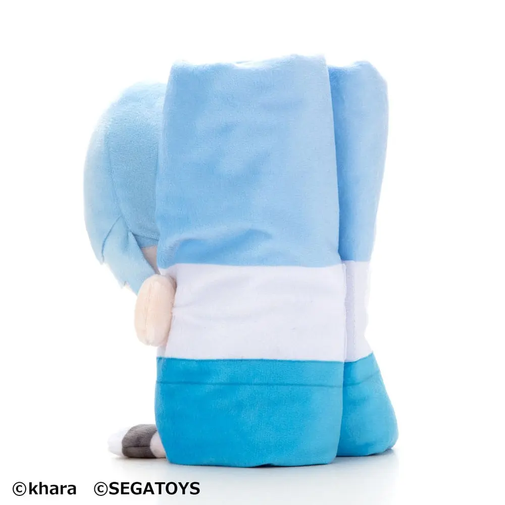 Neon Genesis Evangelion Roll-Up Rei Ayanami plüss figura 23 cm termékfotó