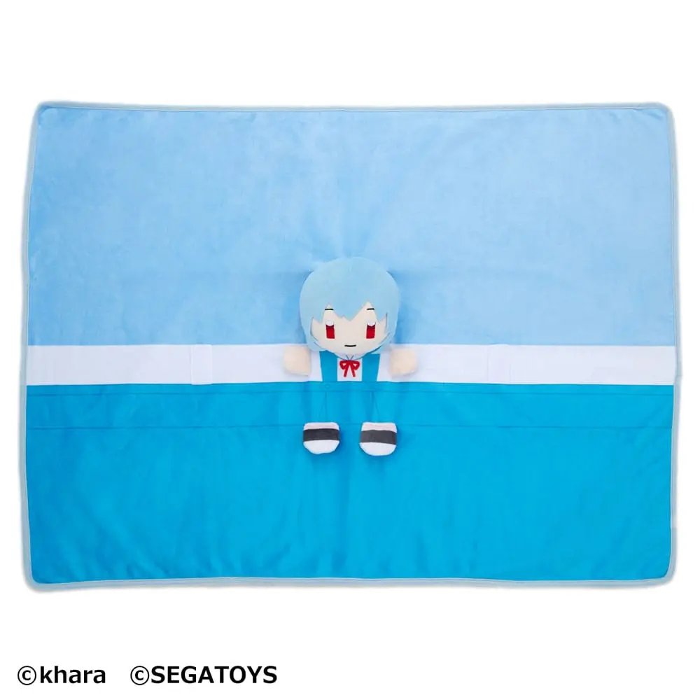 Neon Genesis Evangelion Roll-Up Rei Ayanami plüss figura 23 cm termékfotó