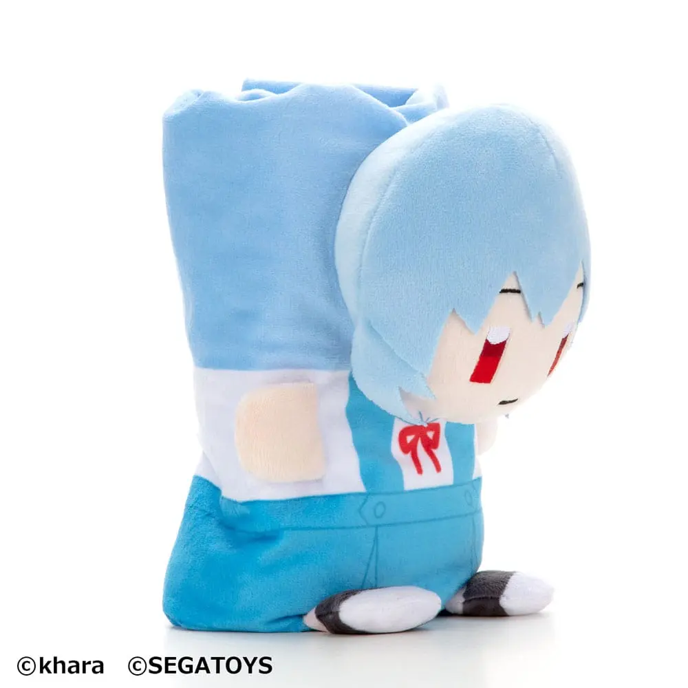 Neon Genesis Evangelion Roll-Up Rei Ayanami plüss figura 23 cm termékfotó