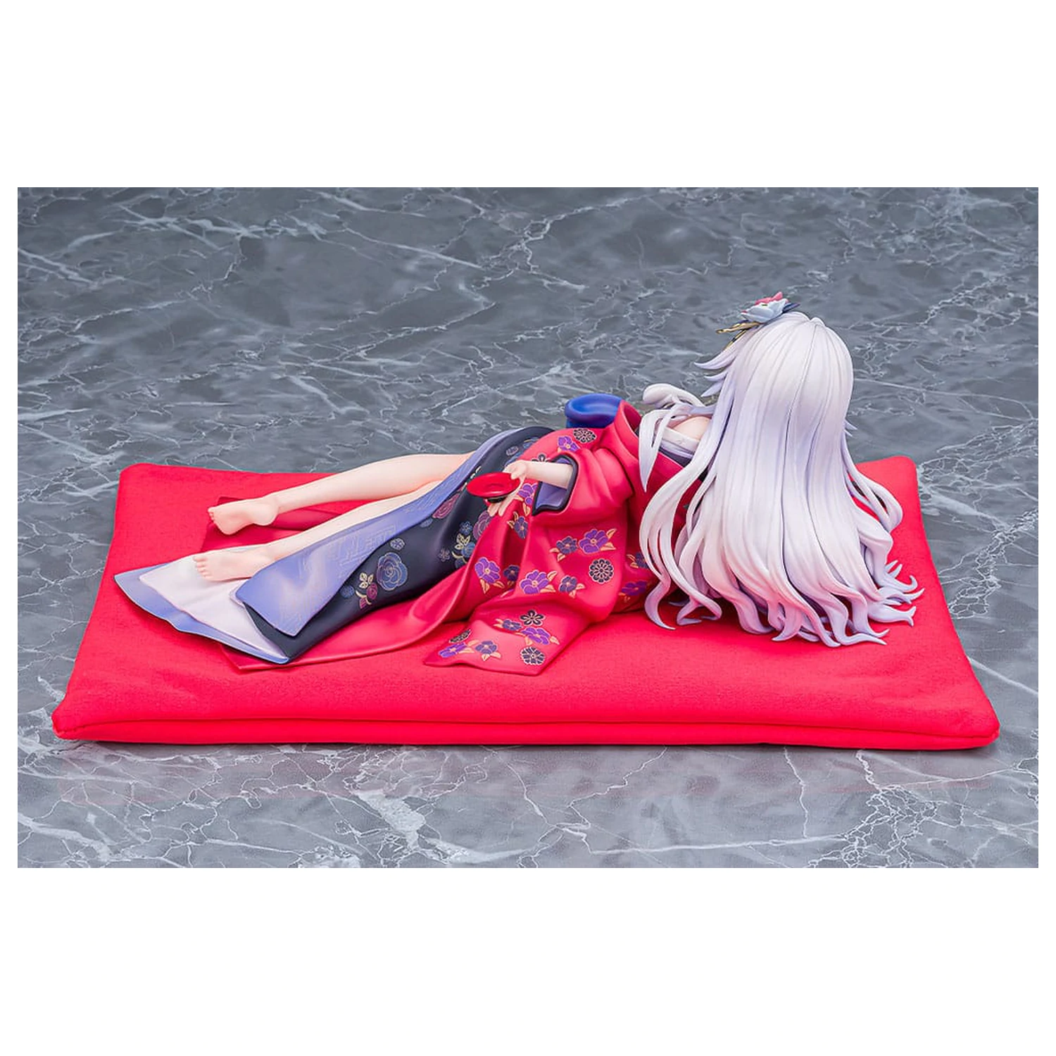Neptunia x Senran Kagura 1/7 Black Heart Kimono Ver. szobor figura 10 cm  termékfotó