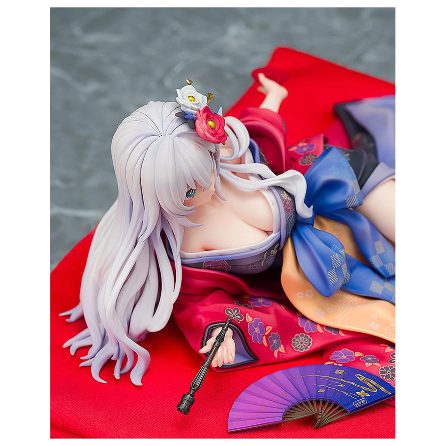 Neptunia x Senran Kagura 1/7 Black Heart Kimono Ver. szobor figura 10 cm  termékfotó