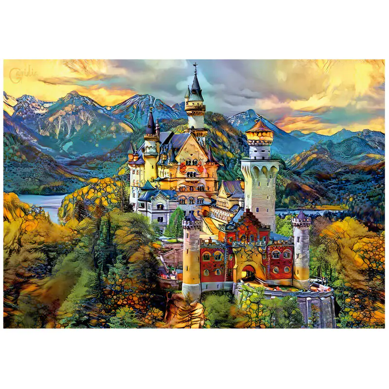 Neuschwanstein Castle puzzle 1000db-os termékfotó