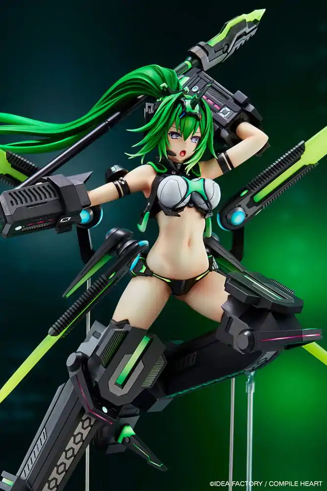 New Dimension Game Neptunia VII 1/7 Next Green PVC szobor figura 38 cm termékfotó