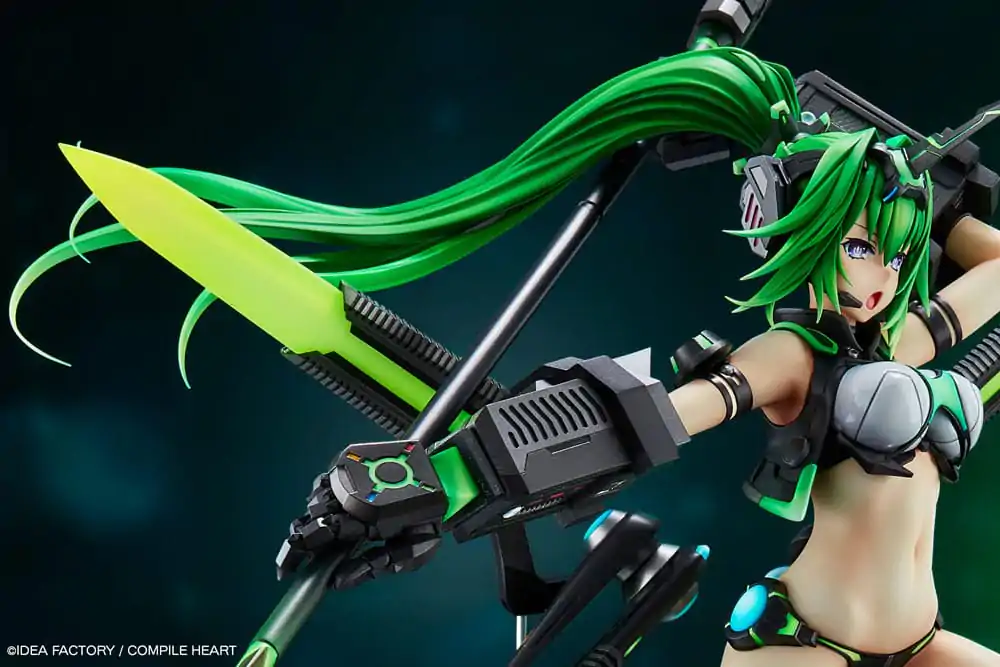 New Dimension Game Neptunia VII 1/7 Next Green PVC szobor figura 38 cm termékfotó
