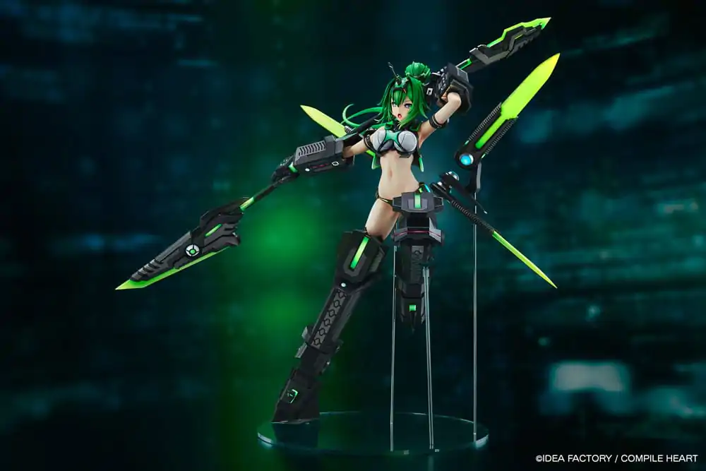 New Dimension Game Neptunia VII 1/7 Next Green PVC szobor figura Limitált kiadás 38 cm termékfotó