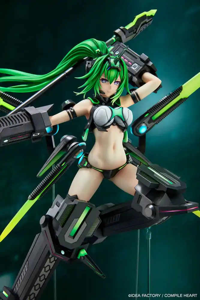 New Dimension Game Neptunia VII 1/7 Next Green PVC szobor figura Limitált kiadás 38 cm termékfotó