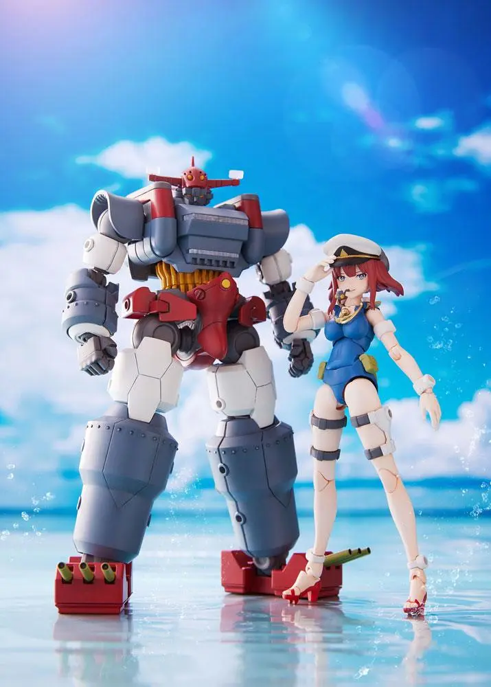New Gattai Series Robot Gattai Musashi &amp; Nagisa Jinguji Műanyag modell készlet 14 - 17 cm termékfotó