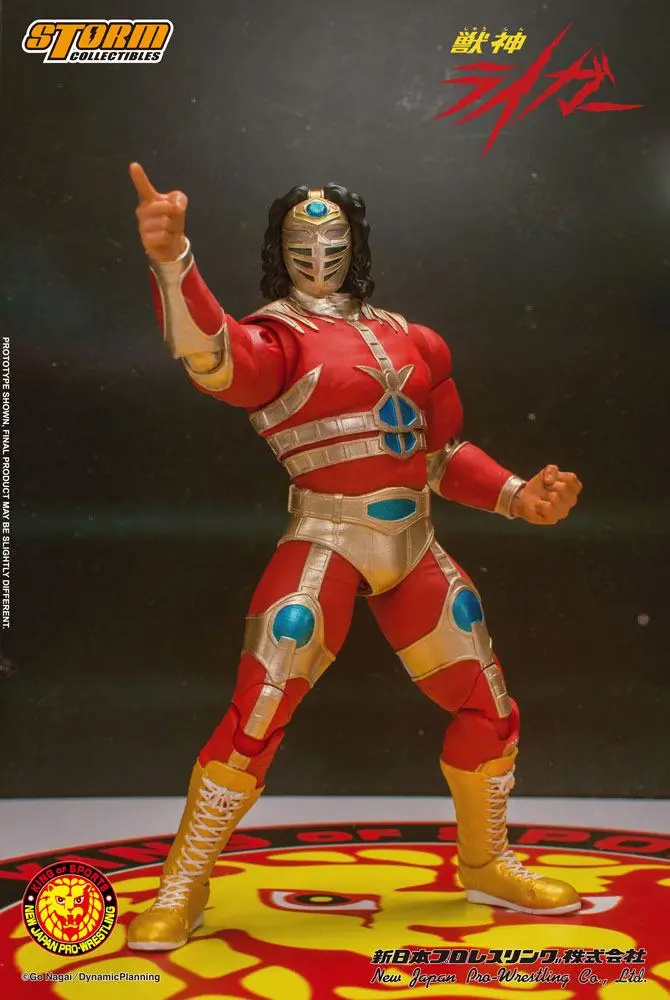 New Japan Pro Wrestling 1/12 Jyushin Liger akciófigura 17 cm termékfotó