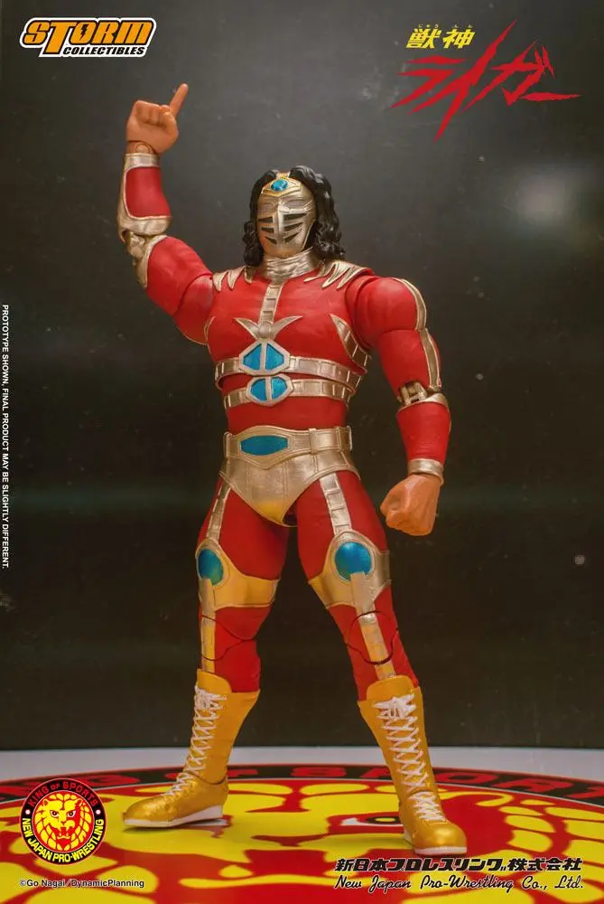 New Japan Pro Wrestling 1/12 Jyushin Liger akciófigura 17 cm termékfotó