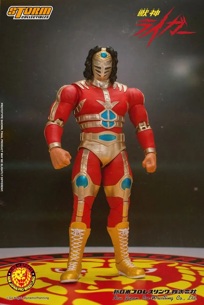 New Japan Pro Wrestling 1/12 Jyushin Liger akciófigura 17 cm termékfotó