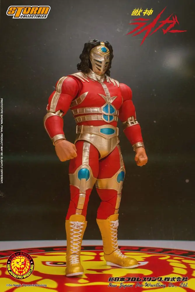 New Japan Pro Wrestling 1/12 Jyushin Liger akciófigura 17 cm termékfotó