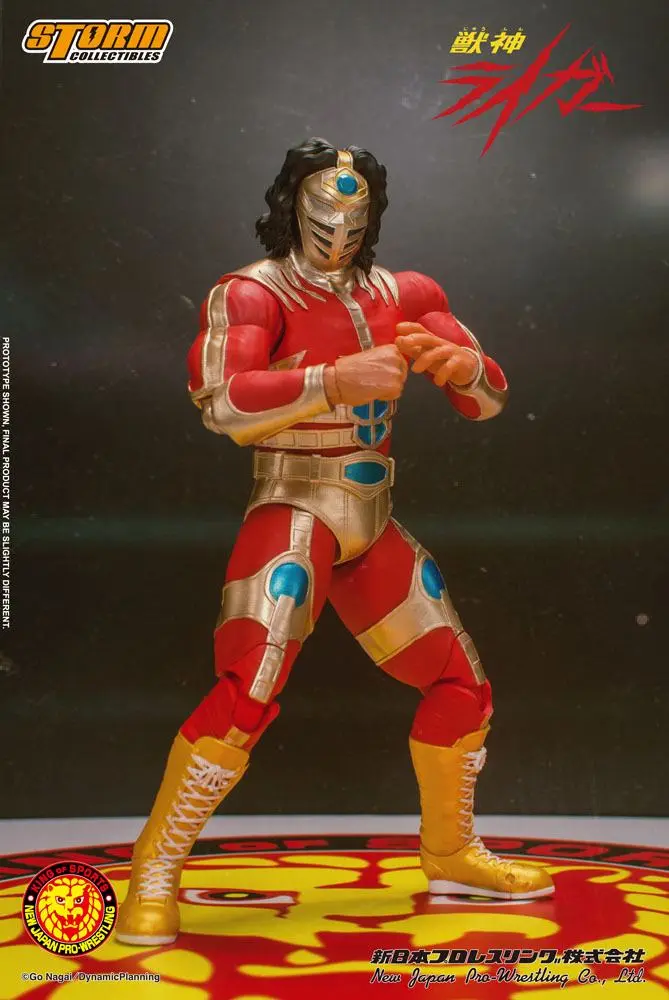 New Japan Pro Wrestling 1/12 Jyushin Liger akciófigura 17 cm termékfotó