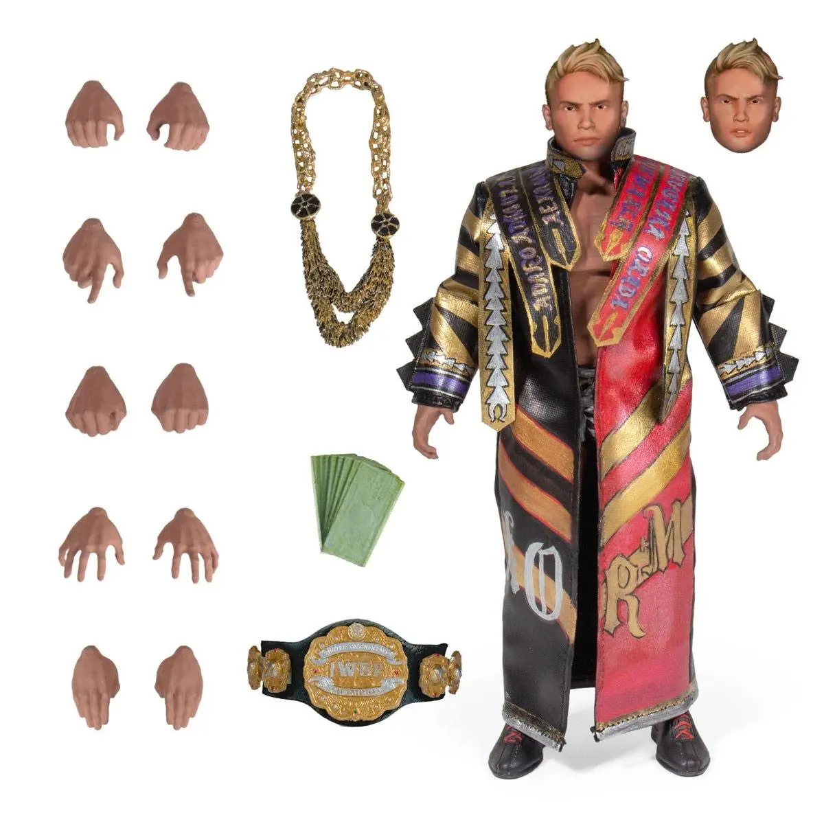 New Japan Pro-Wrestling Ultimates Wave 1 Kazuchika Okada akciófigura 18 cm termékfotó