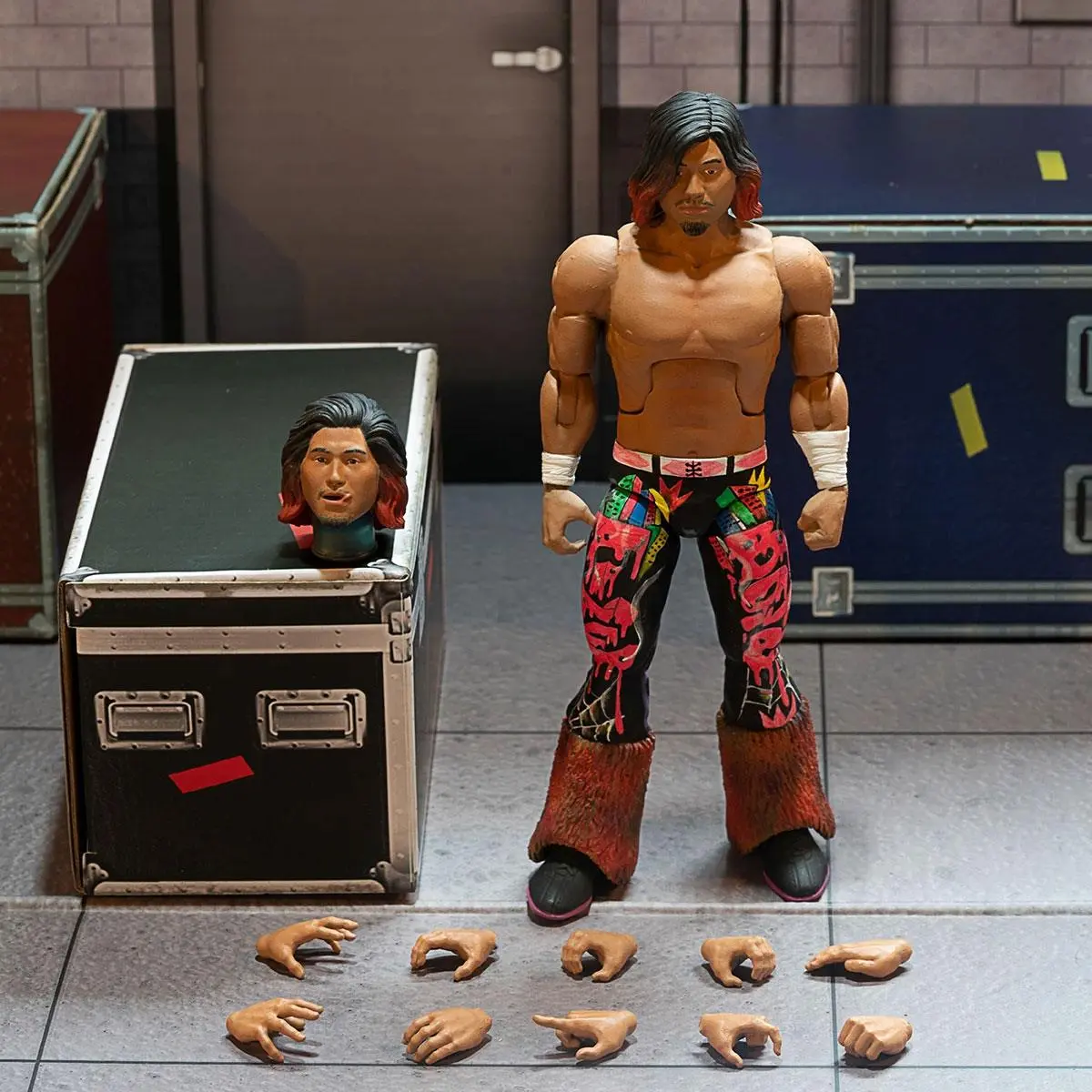 New Japan Pro-Wrestling Ultimates Wave 2 Hiromu Takahashi akciófigura 18 cm termékfotó