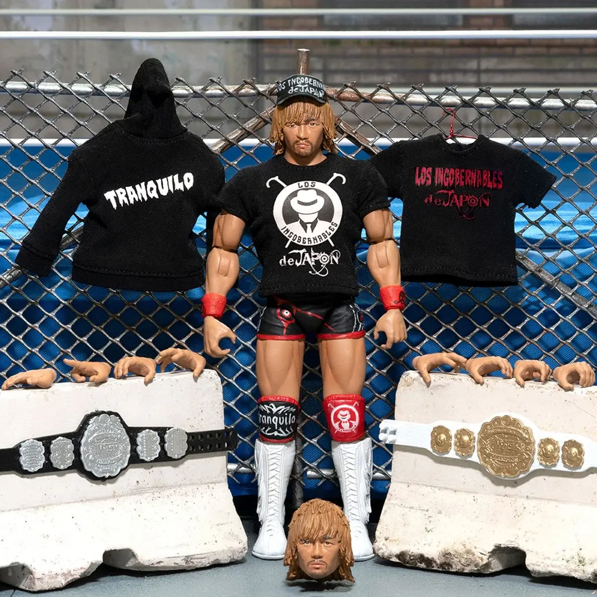 New Japan Pro-Wrestling Ultimates Wave 2 Tetsuya Naito akciófigura 18 cm termékfotó