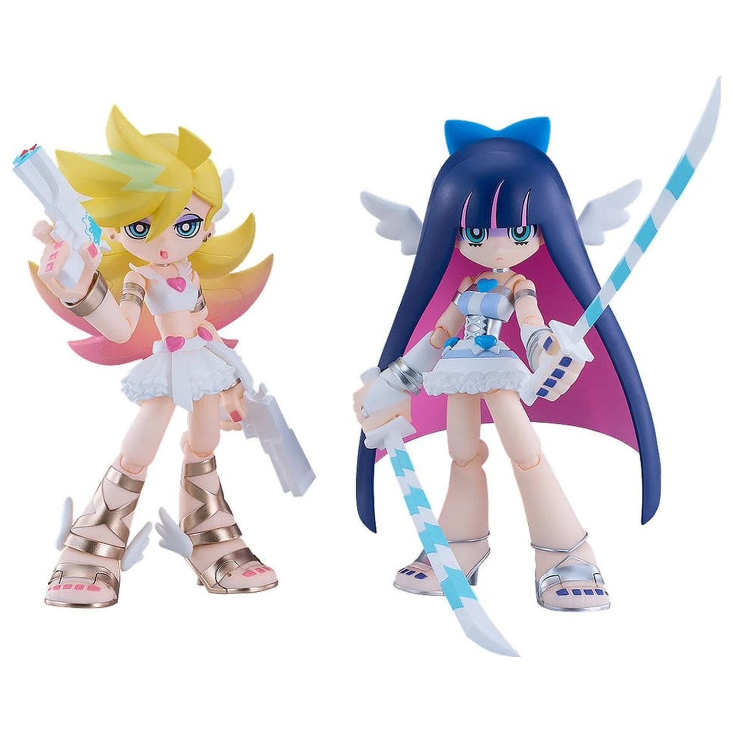 New Panty & Stocking with Garterbelt 2 db-os Figma akciófigura csomag Panty & Stocking: Angel ver. 12 cm termékfotó