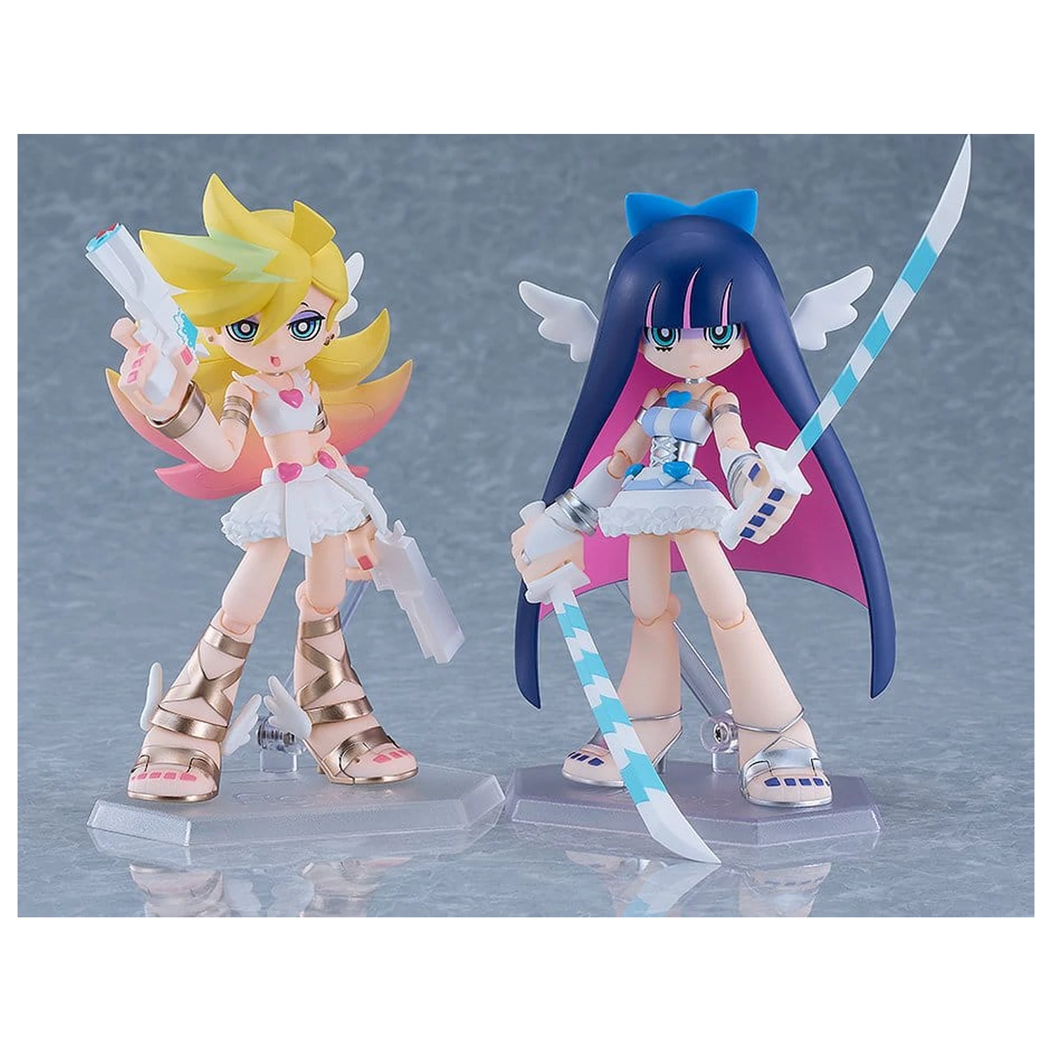 New Panty & Stocking with Garterbelt 2 db-os Figma akciófigura csomag Panty & Stocking: Angel ver. 12 cm termékfotó