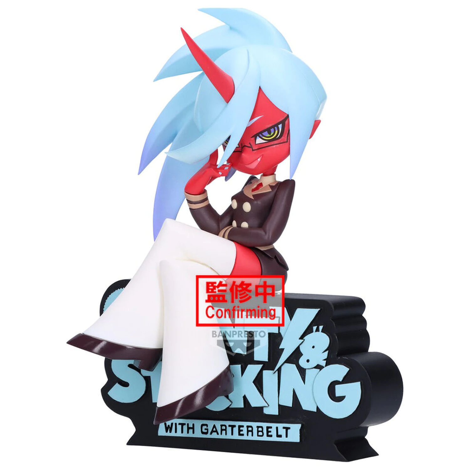 New Panty Stocking with Garterbelt Monitor Top Kneezokni figura 12cm termékfotó