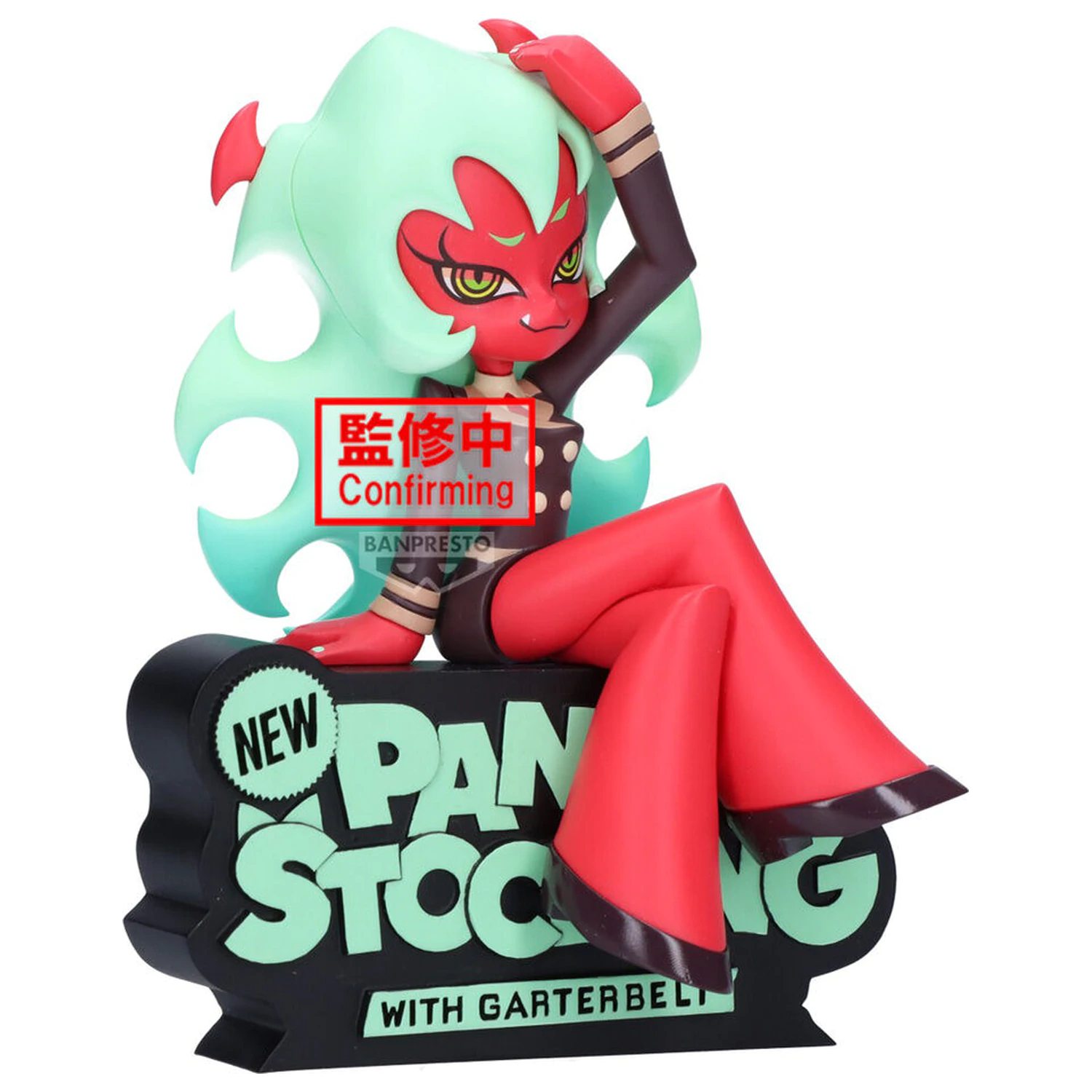 New Panty Stocking with Garterbelt Monitor Top Scanty figura 12cm termékfotó