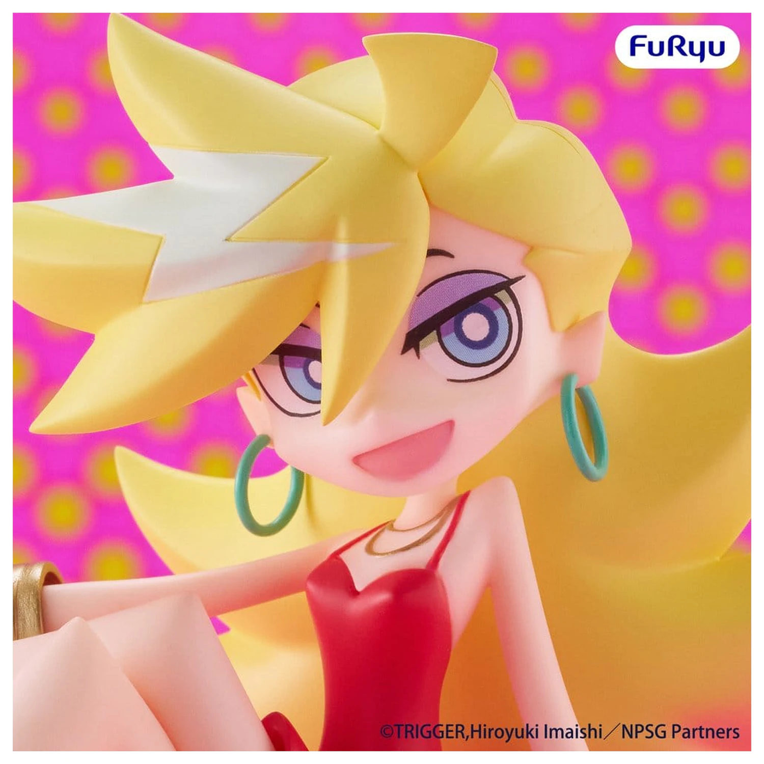 New Panty & Stocking with Garterbelt Noodle Stopper -Panty Anarchy- PVC figura 9 cm termékfotó