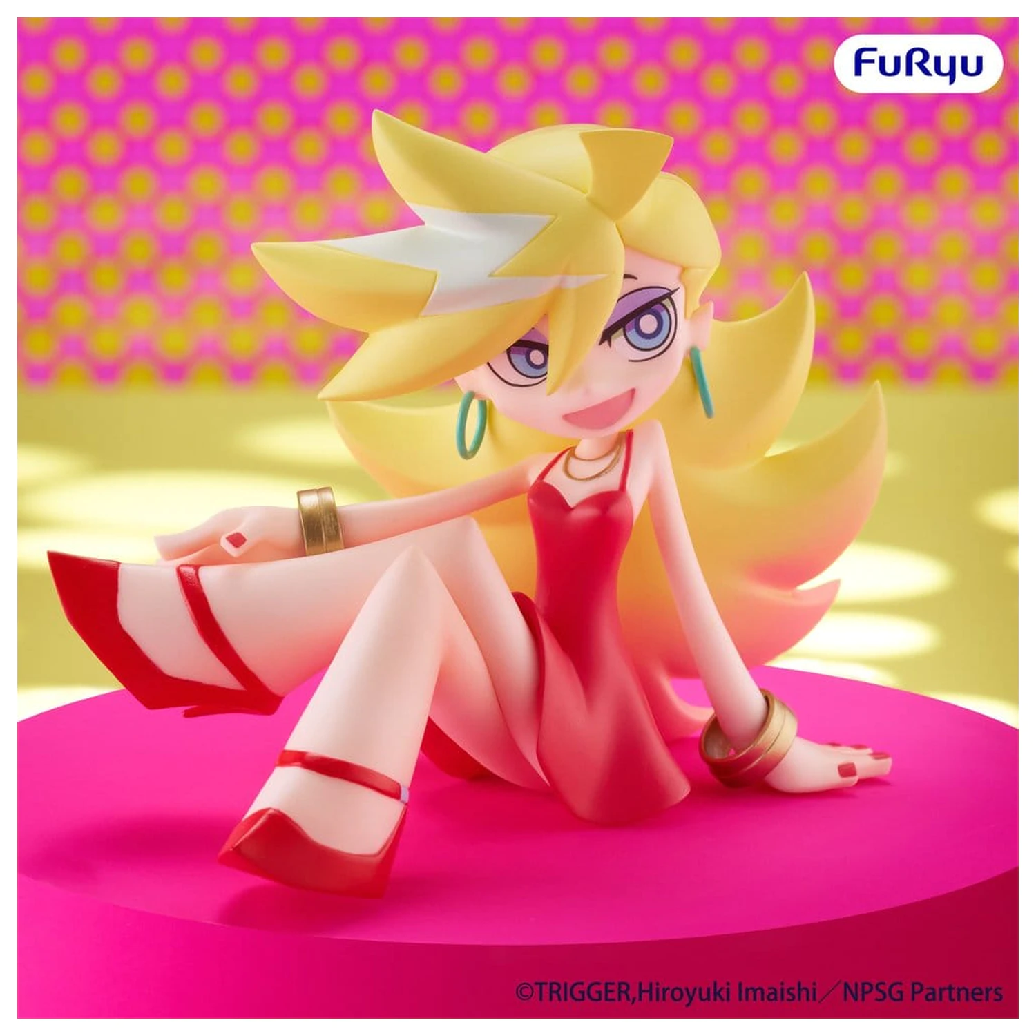 New Panty & Stocking with Garterbelt Noodle Stopper -Panty Anarchy- PVC figura 9 cm termékfotó