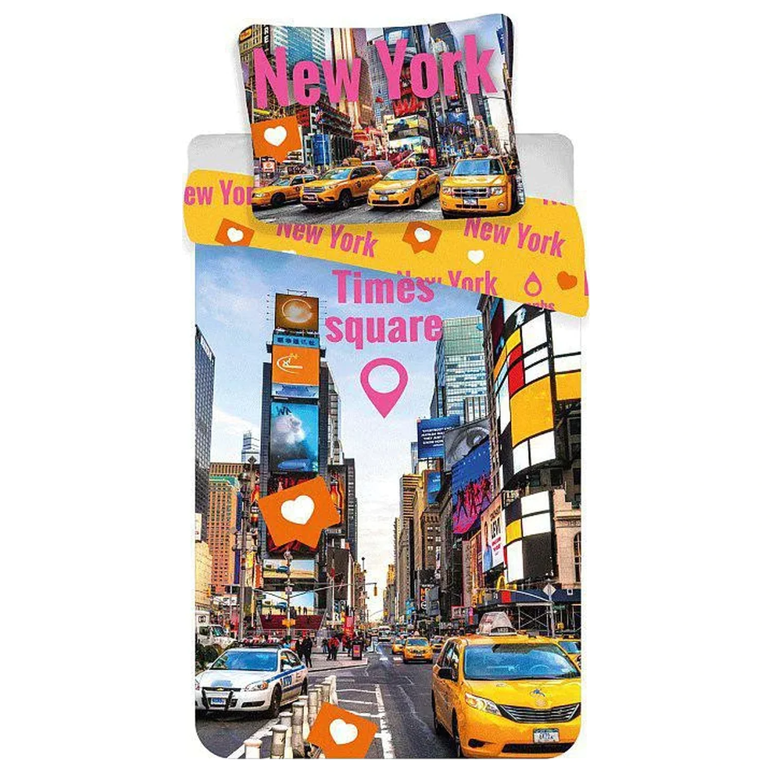 New York Times Square ágyneműhuzat  termékfotó