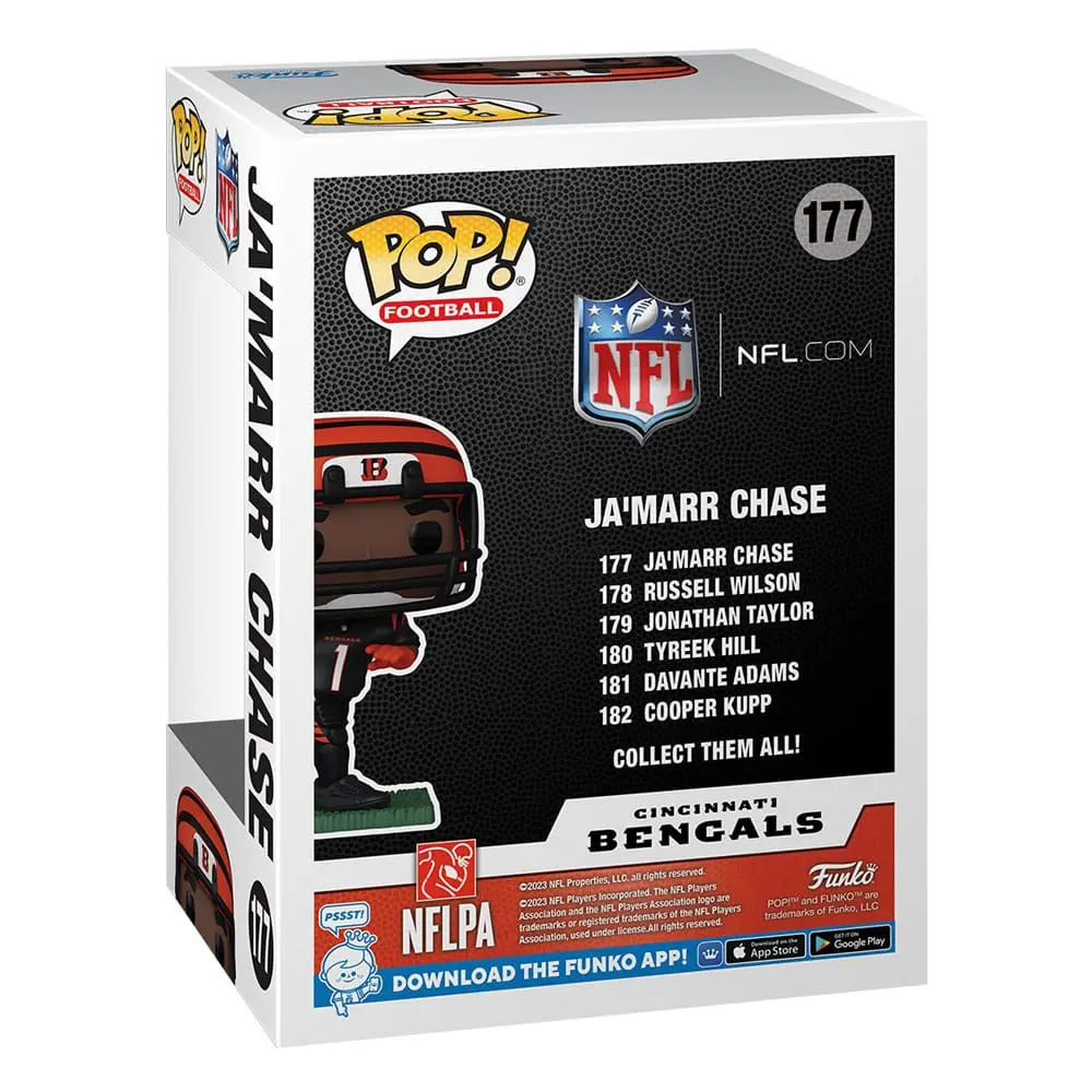 NFL Funko POP! Football Vinyl figura Bengals - JaMarr Chase 9 cm termékfotó