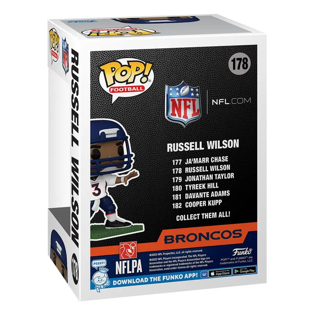 NFL Funko POP! Football Vinyl figura Broncos - Russell Wilson 9 cm termékfotó