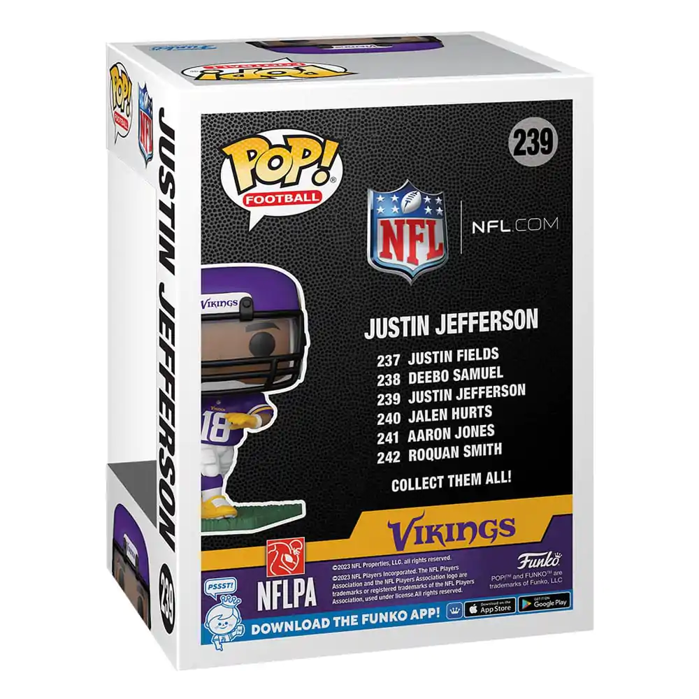 NFL Funko POP! Football Vinyl figura Vikings - Justin Jefferson 9 cm termékfotó