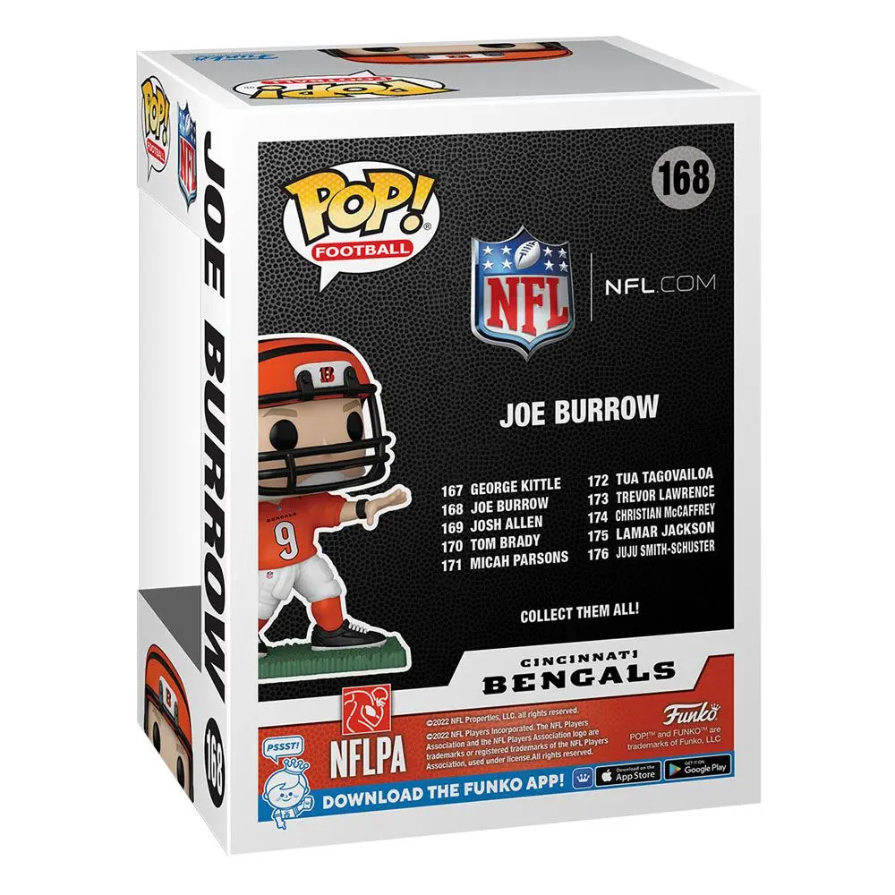 NFL Funko POP! Sports Vinyl figura Bengals - Joe Burrow 9 cm termékfotó