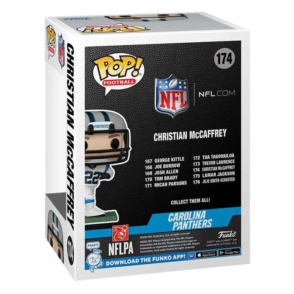 NFL Funko POP! Sports Vinyl figura Panthers - Christian McCaffrey (Away) 9 cm termékfotó