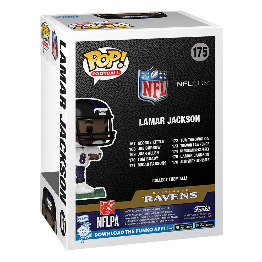 NFL Funko POP! Sports Vinyl figura Ravens - Lamar Jackson (Away) 9 cm termékfotó