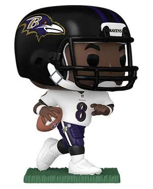 NFL Funko POP! Sports Vinyl figura Ravens - Lamar Jackson (Away) 9 cm termékfotó
