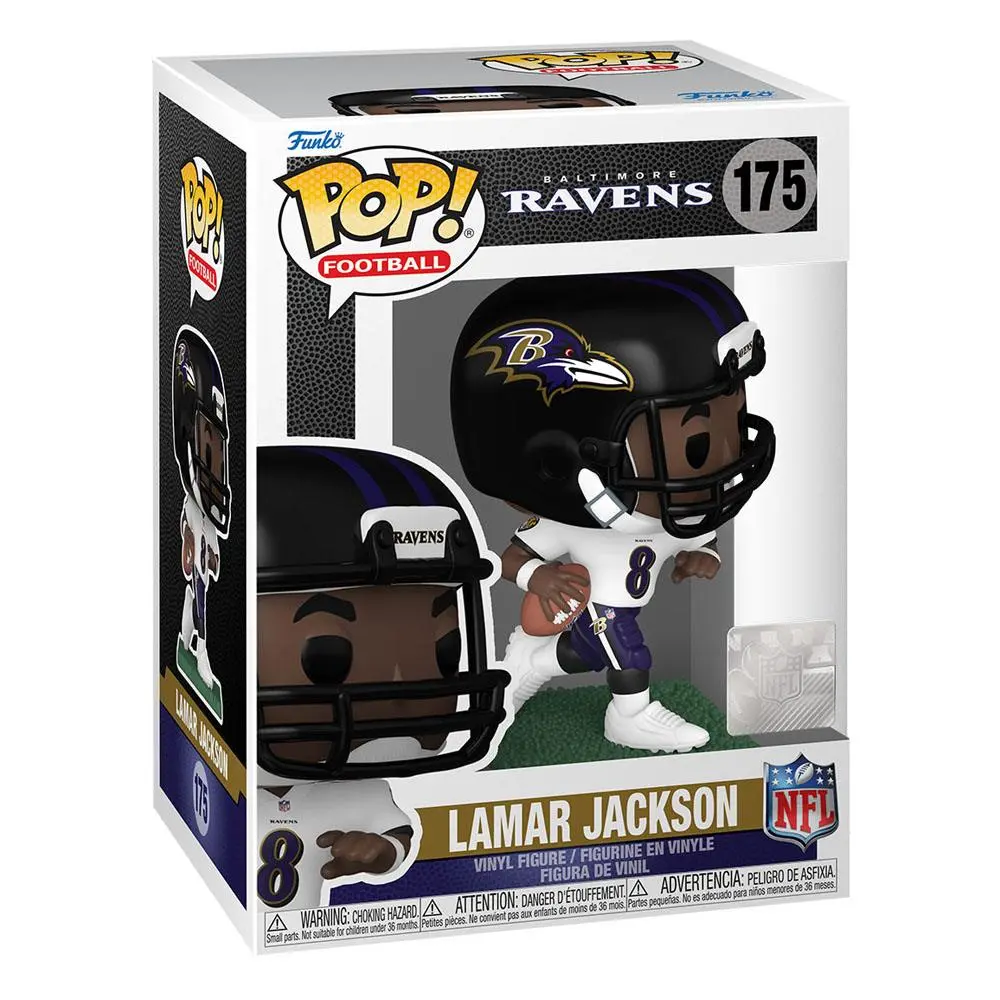 NFL Funko POP! Sports Vinyl figura Ravens - Lamar Jackson (Away) 9 cm termékfotó