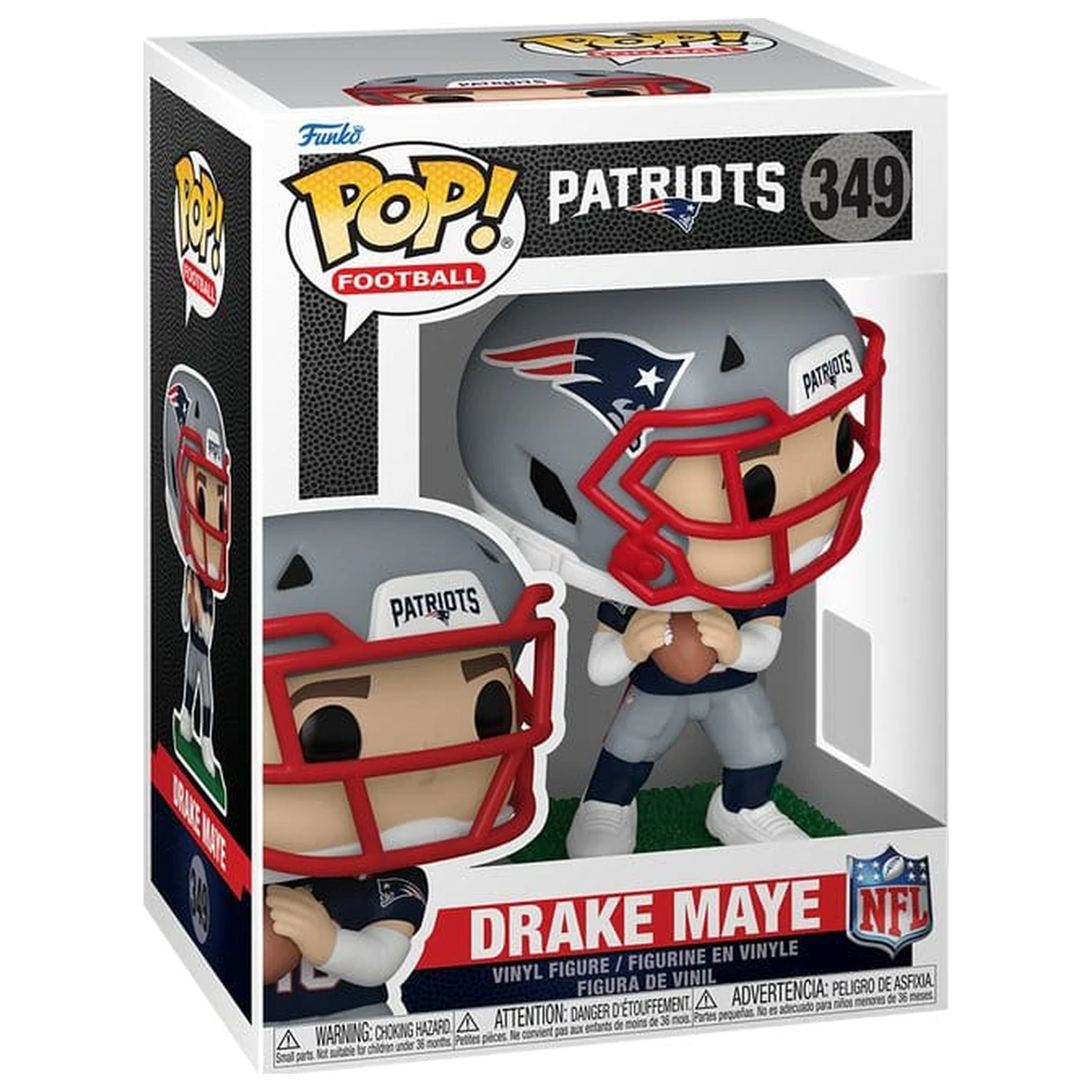 NFL Funko POP! Vinyl figura Drake Maye 9 cm termékfotó