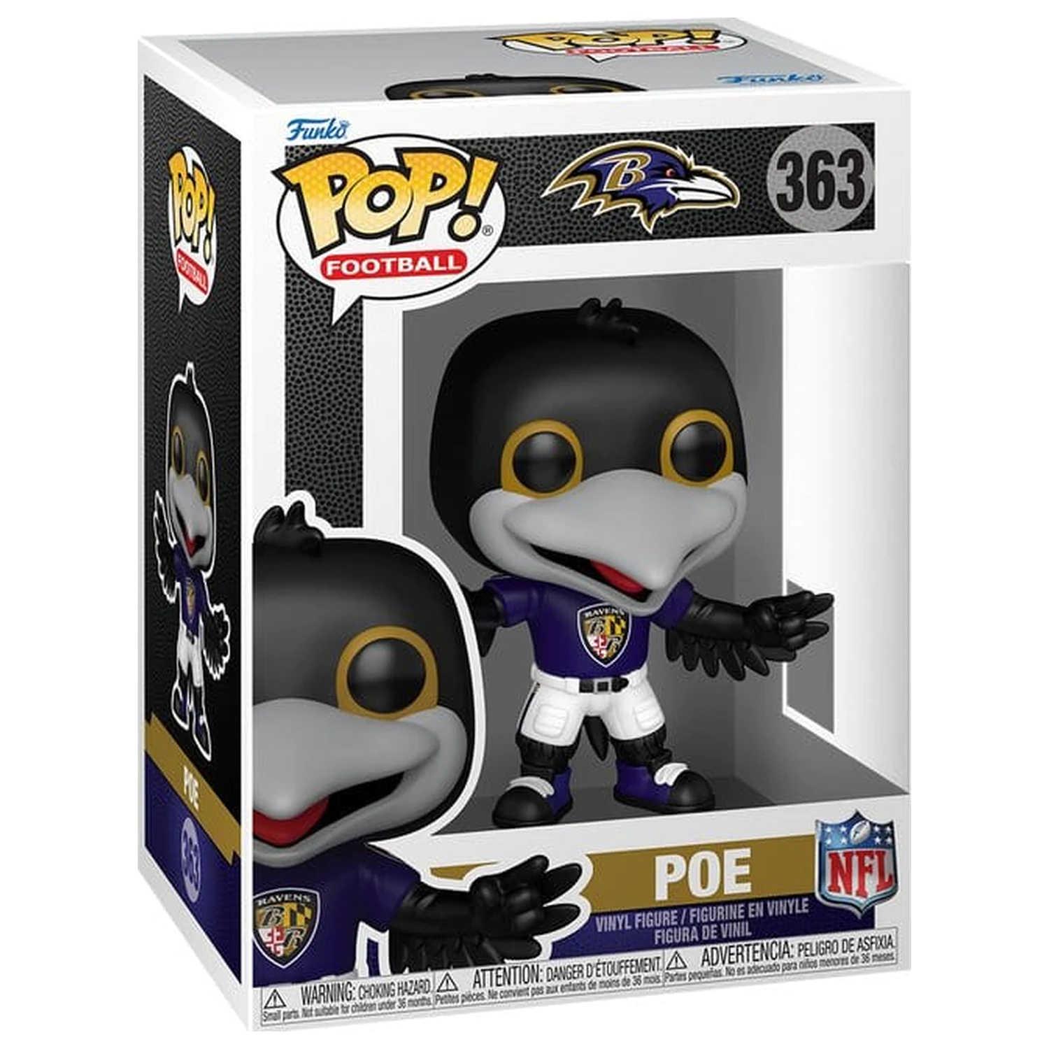 NFL Funko POP! Vinyl figura Mascots: Ravens- Poe 9 cm termékfotó