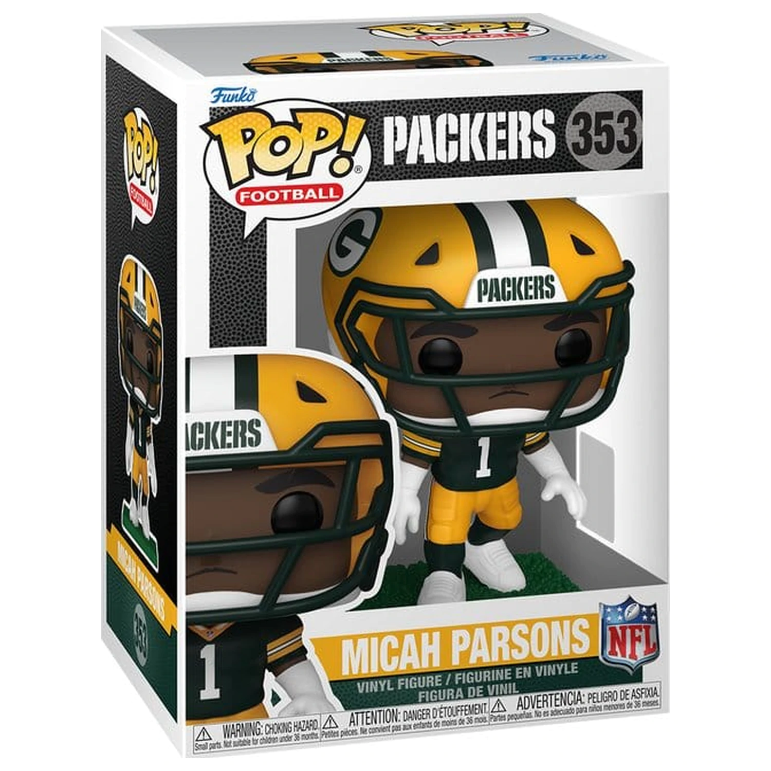 NFL Funko POP! Vinyl figura : Packers - Micah Parsons 9 cm termékfotó