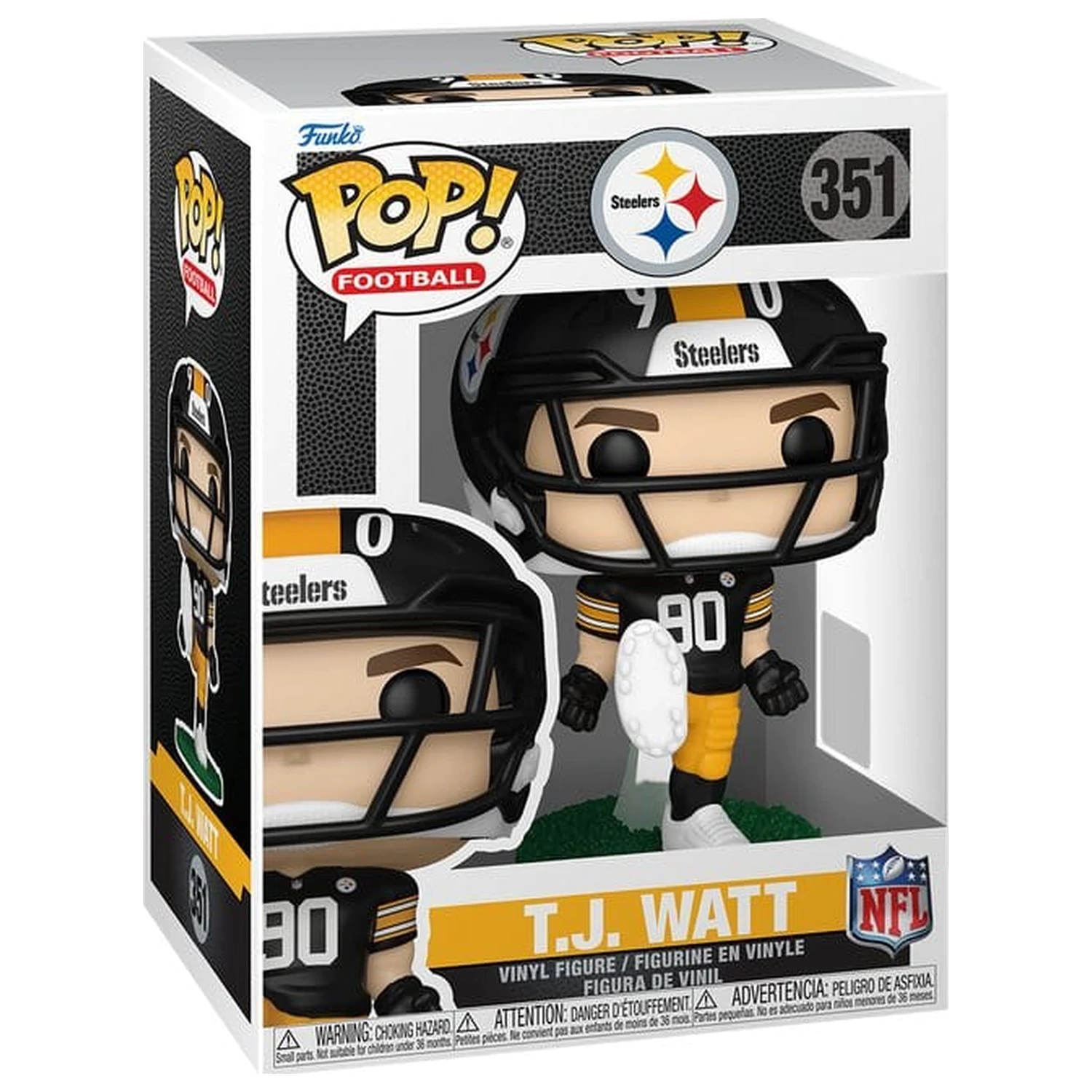 NFL Funko POP! Vinyl figura : Steelers- T.J. Watt 9 cm termékfotó