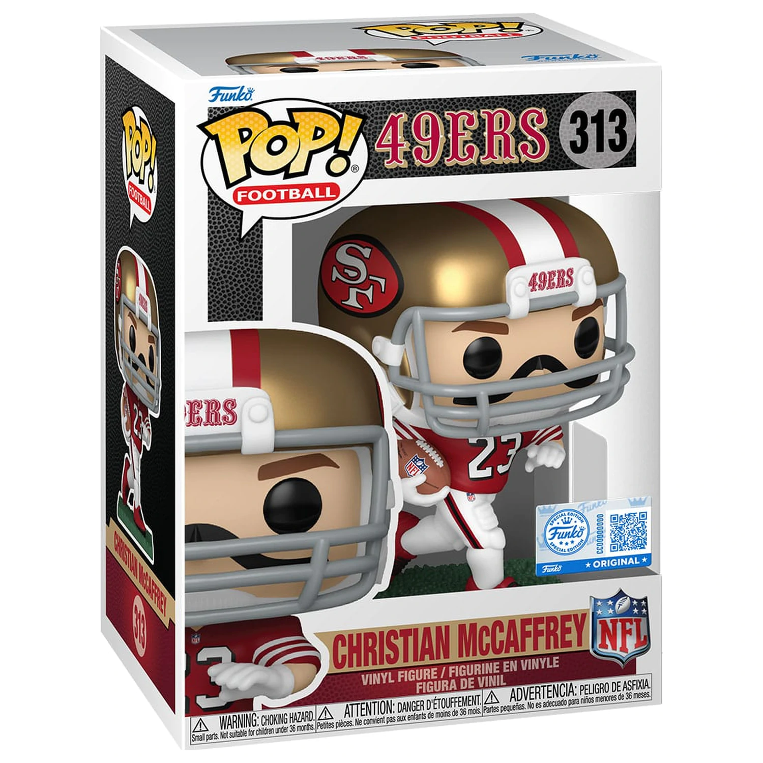 NFL: Legends Funko POP! Sports Vinyl figura 49ers- Christian McCaffrey (TB) 9 cm termékfotó