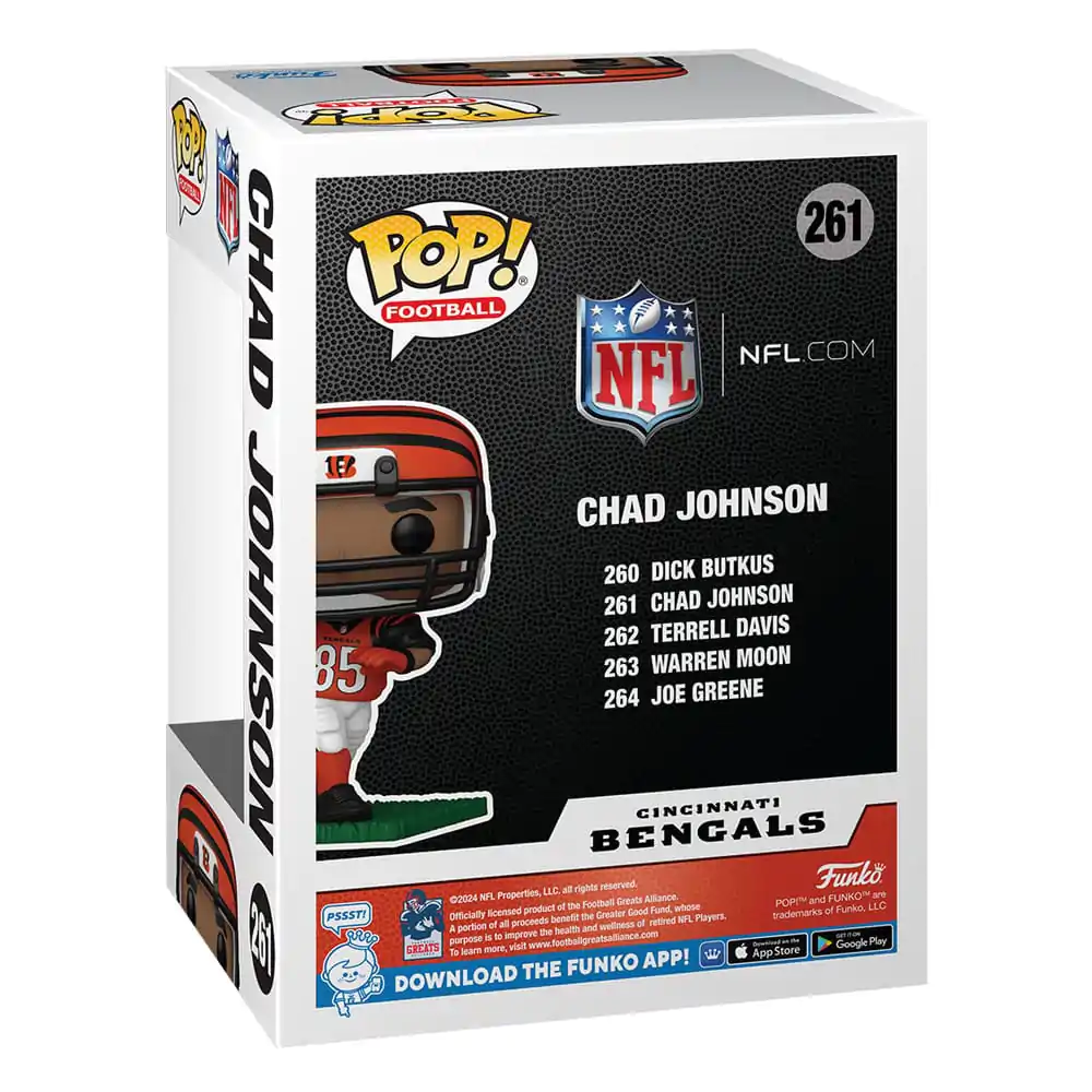 NFL: Legends Funko POP! Sports Vinyl figura Bengals- Chad Johnson(85) 9 cm termékfotó