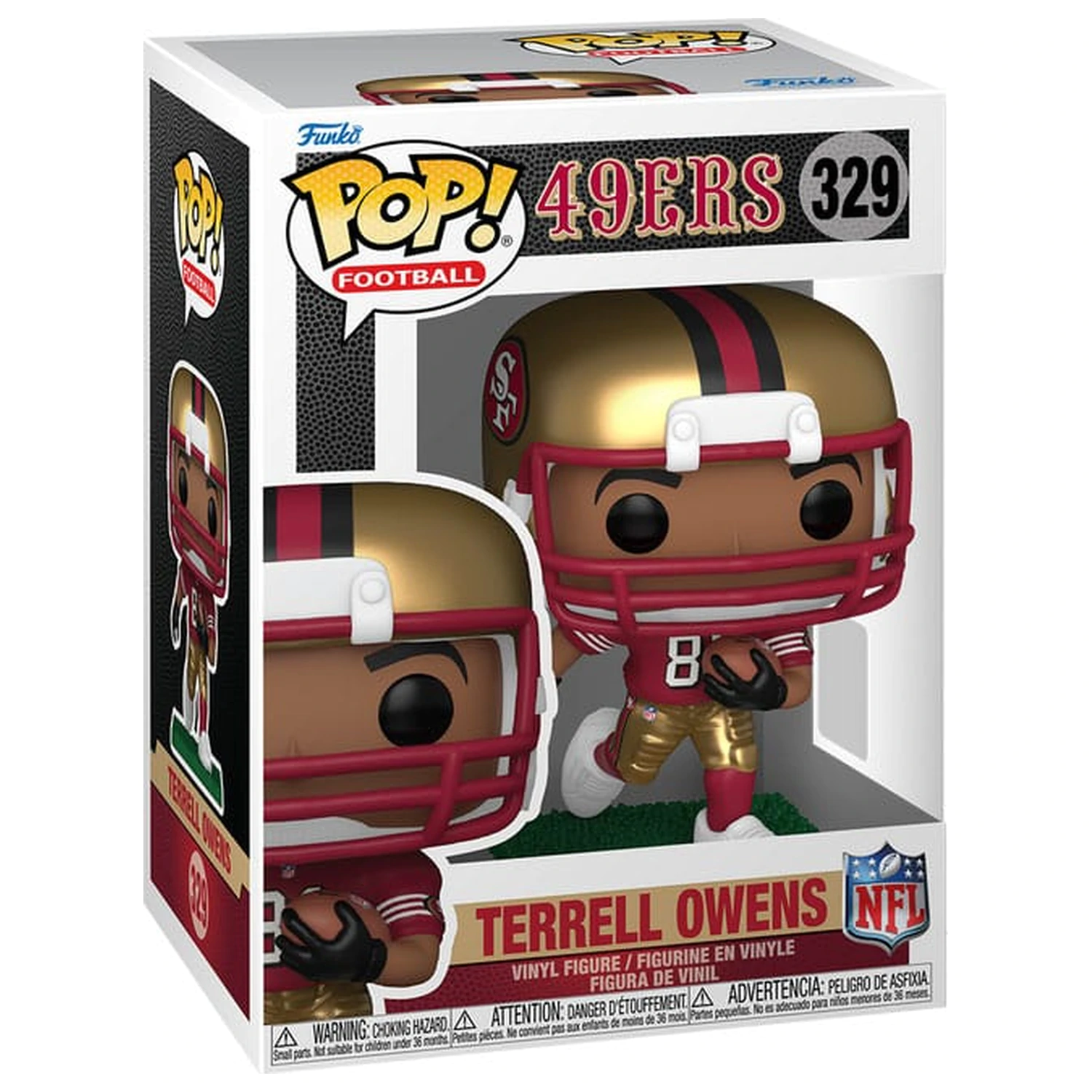 NFL: Legends Funko POP! Sports Vinyl figura Legends- Terrell Owens(49ers) 9 cm termékfotó