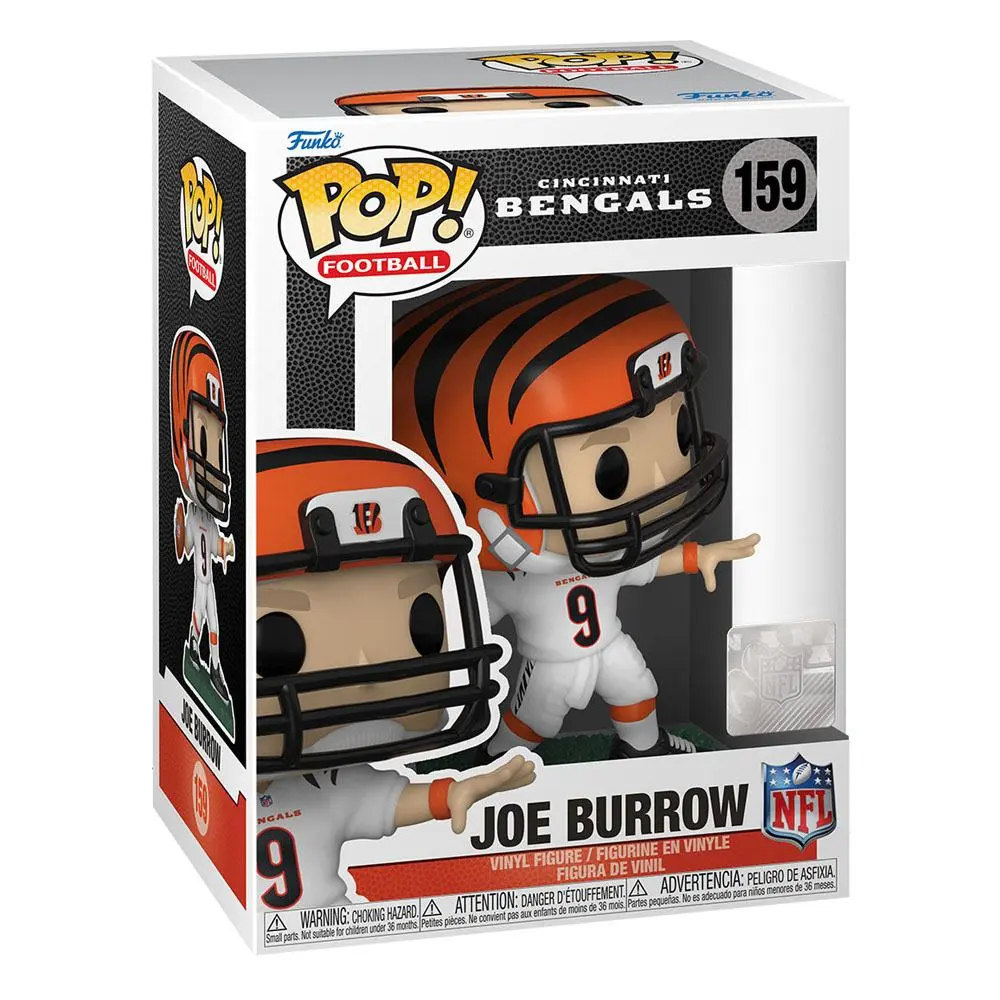 NFL POP! Sports Vinyl Bengals - Joe Burrow (Home Uniform) figura 9 cm termékfotó