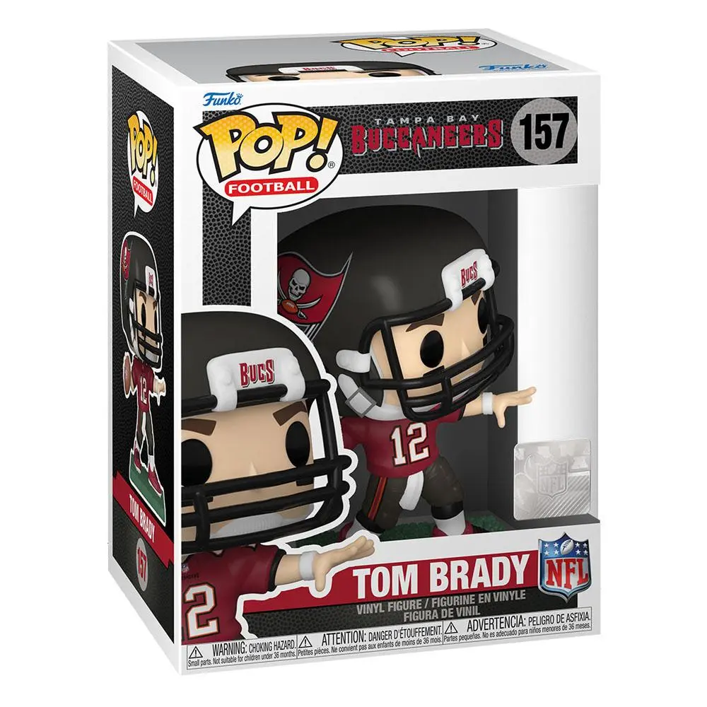 NFL POP! Sports Vinyl Bucs - Tom Brady (Home Uniform) figura 9 cm termékfotó