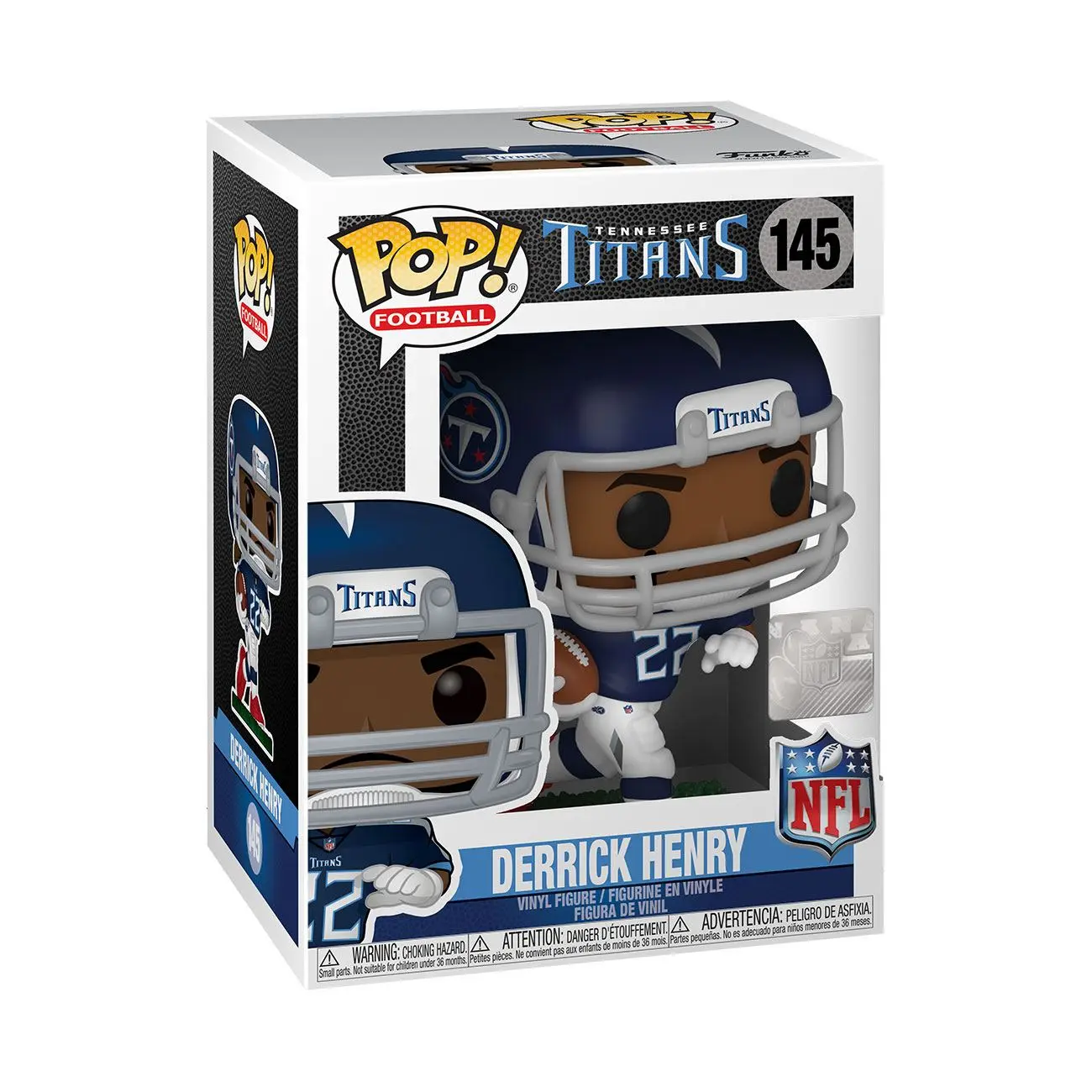 NFL POP! Sports Vinyl figura Derrick Henry (Tennessee Titans) figura 9 cm termékfotó